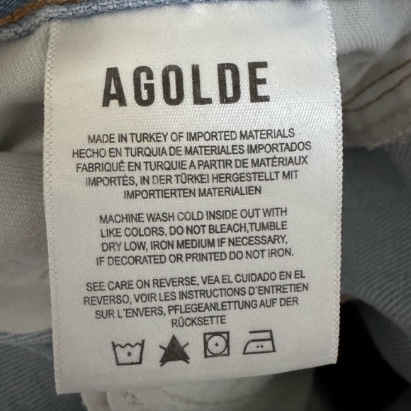 AGOLDE Minka Denim Cargo Jeans pants  Size 28 - Picture 14 of 16